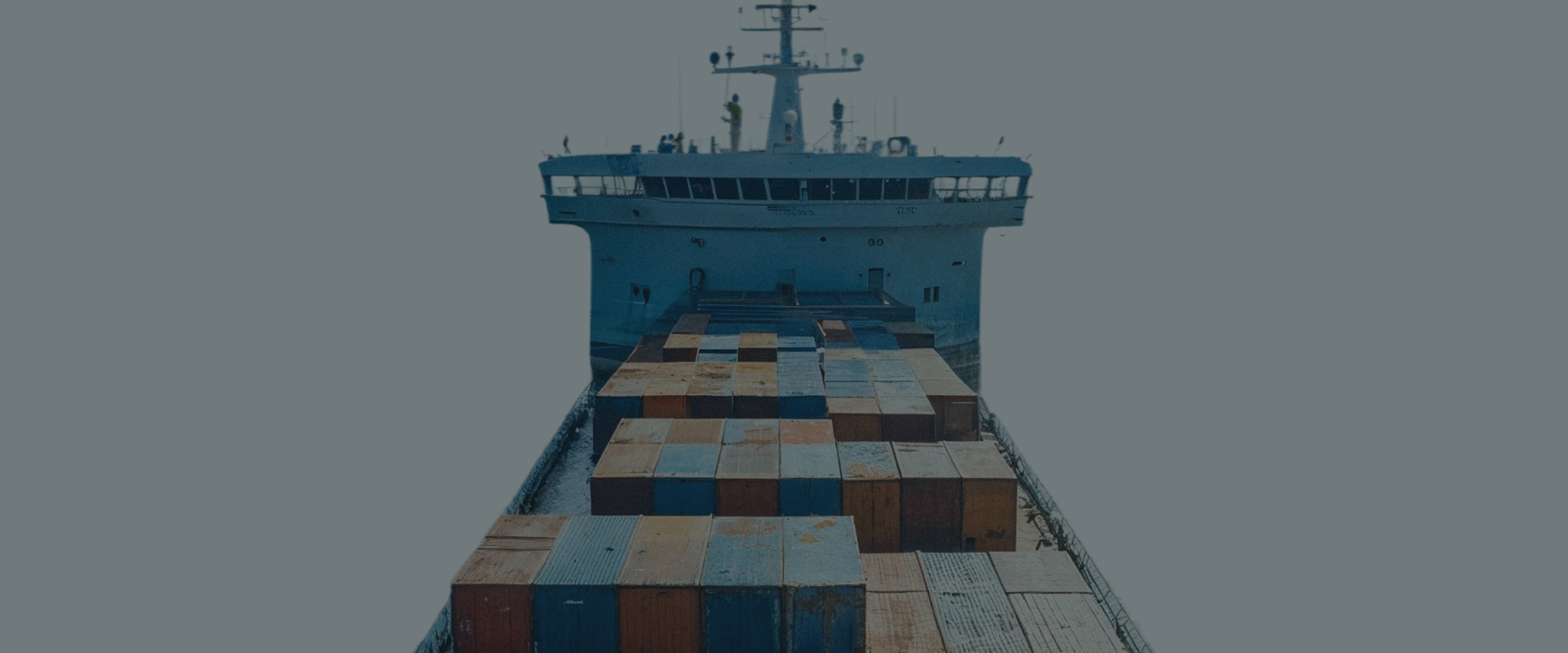 Background showing a freighter